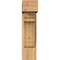 Ekena Millwork Olympic Block Smooth Bracket w/ Offset Brace, Western Red Cedar, 7 1/2"W x 18"D x 30"H BKT0806X18X30OLY05SWR - alternate 2